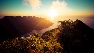 山间日出绝美风光
