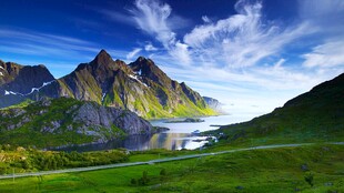 山野湖光自然美景