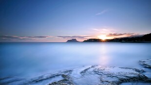 海边唯美日落风景