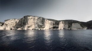 海岸白崖海景风光