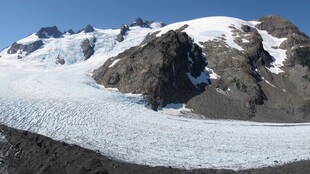 雪山冰川自然风光