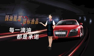 油品汽车宣传展示