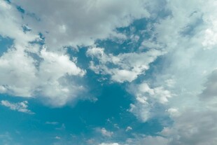 蓝天白云晴空景观