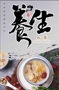 养生膳食主题海报