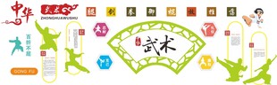 中华武术主题装饰元素