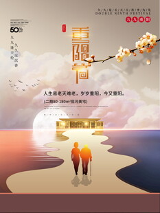 重阳相伴敬老海报