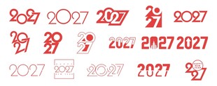 2027 字体素材