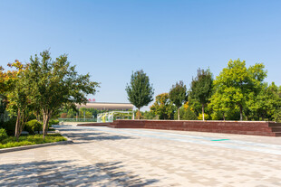 晴日公园广场开阔风景