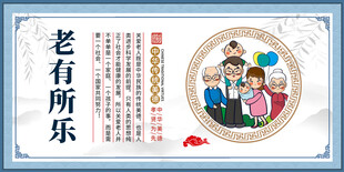 老有所乐主题宣传展板
