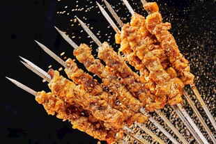 美味烤羊肉串