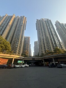 城市高层住宅街景