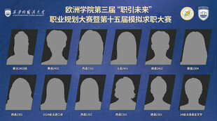 职业规划大赛选手公示