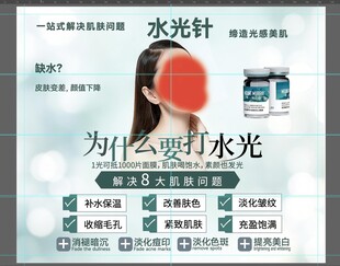 水光针医美科普宣传海报