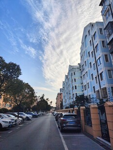 居民区街道日常街景