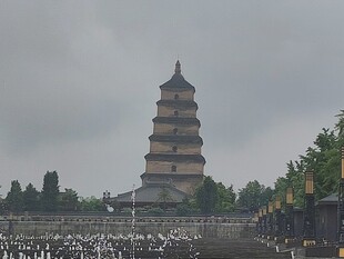 西安大雁塔远景