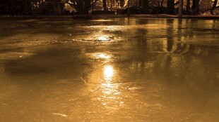 水面夜景灯光倒影