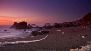 海边日落黄昏美景