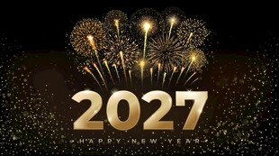 2027 新年背景