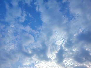蓝天白云晴空景象