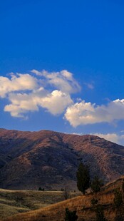 高原山野晴空风光