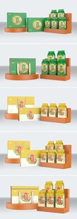 多款饮品组合陈列