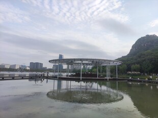 滨水湖畔景观风光