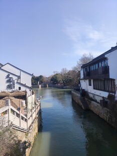 江南水乡河道风光