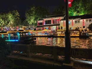 江南水乡夜景