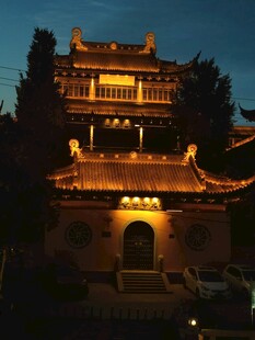 古建楼阁夜景