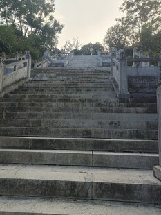 户外园林石阶步道