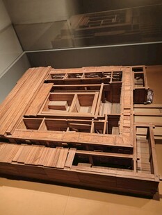木质建筑布局模型