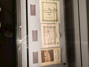 展柜陈列老票证藏品