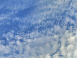 蓝天白云晴空景观