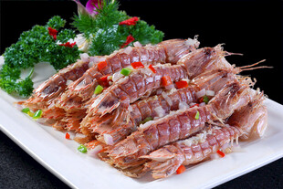 香酥椒盐皮皮虾