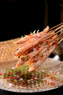 烤虾串