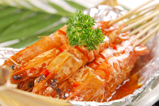虾肉串