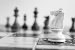 国际象棋浅景深特写