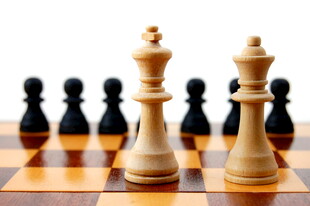 国际象棋棋局特写