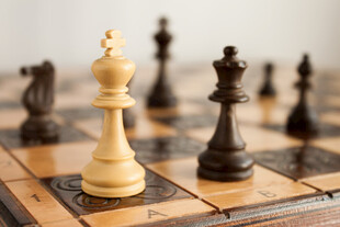 国际象棋对弈特写