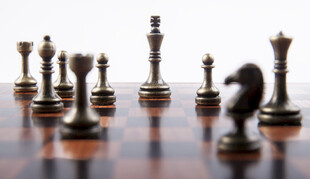 国际象棋静物特写