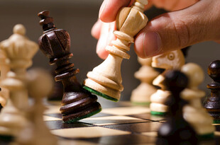 国际象棋对弈瞬间