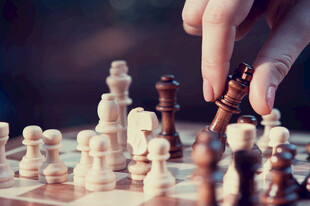 国际象棋落子瞬间