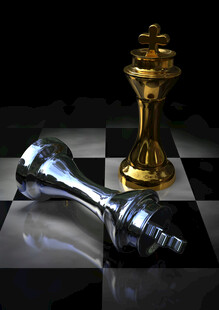 国际象棋胜负场景