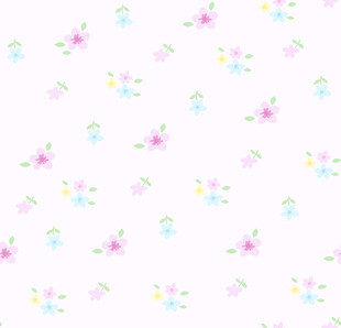 浅粉小碎花清新无缝图案