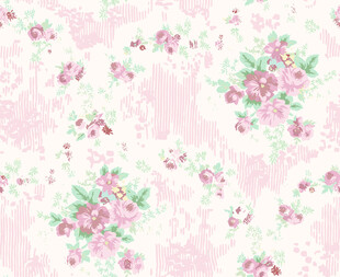淡粉小碎花清新底纹
