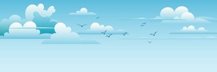 晴空背景素材
