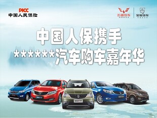 人保五菱宝骏购车嘉年华展板