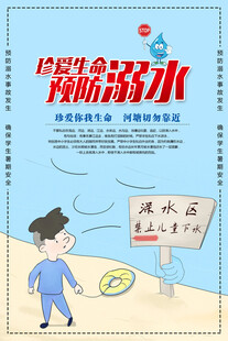 防溺水海报 
