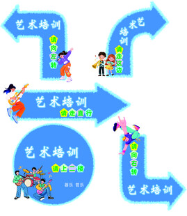 地贴导向 艺术