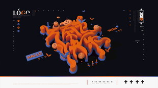 3D立体福字艺术设计